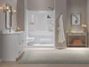 60x32 Alcove Shower Bundle  - Left Seat Center Drain