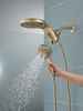 HydroRain® H<sub>2</sub>Okinetic® 5-Setting Two-in-One Shower Head (Recertified)