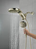 HydroRain® H<sub>2</sub>Okinetic® 5-Setting Two-in-One Shower Head (Recertified)