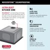 17&rdquo; Workstation Undermount Single Bowl 16 Gauge Stainless Steel&nbsp;Bar Prep Kitchen Sink with&nbsp;WorkFlow&trade; Ledge and Accessories