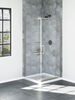 36”x36” Stainless Corner Shower Enclosure