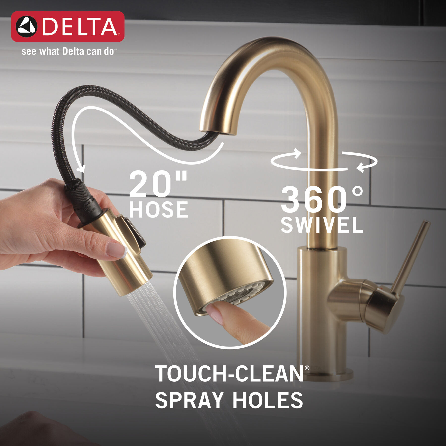 Pull-Down Prep Faucet 1L (Recertified), image 4