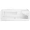 60x32 Alcove Shower Bundle - Right Seat Center Drain Curve