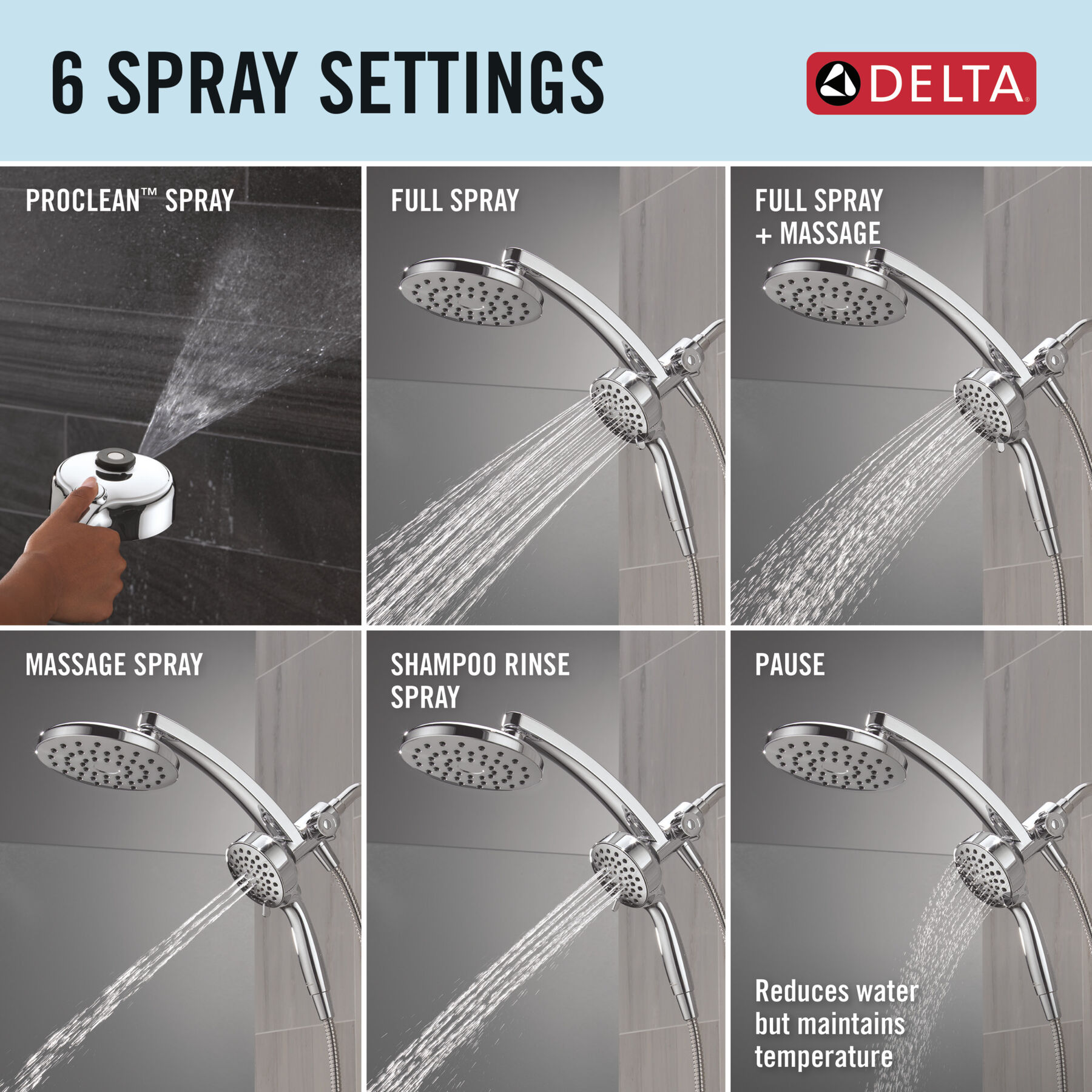 PivotPro™ 3-in-1 Combination Shower, image 26