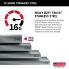33&rdquo; Retrofit Farmhouse Apron Front 16 Gauge Stainless Steel Single Bowl Kitchen Sink for Undermount / Drop-In Installation with Accessories