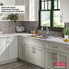 33” Workstation Kitchen Sink Drop-In Top Mount Stainless Steel Single Bowl with WorkFlow™ Ledge and Accessories