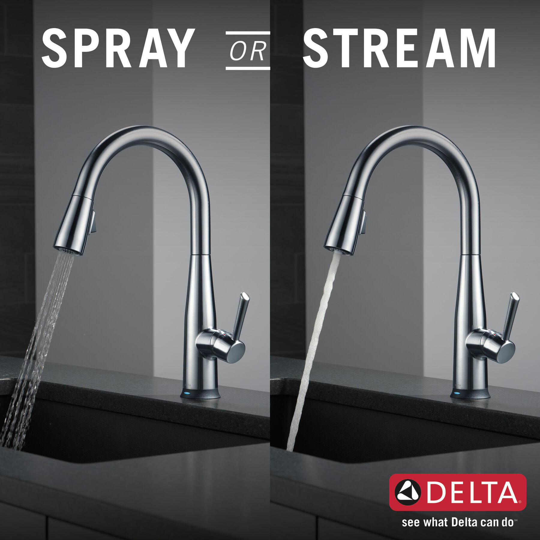 Single Handle Pull-Down Kitchen Faucet with Touch<sub>2</sub>O&reg; Technology
