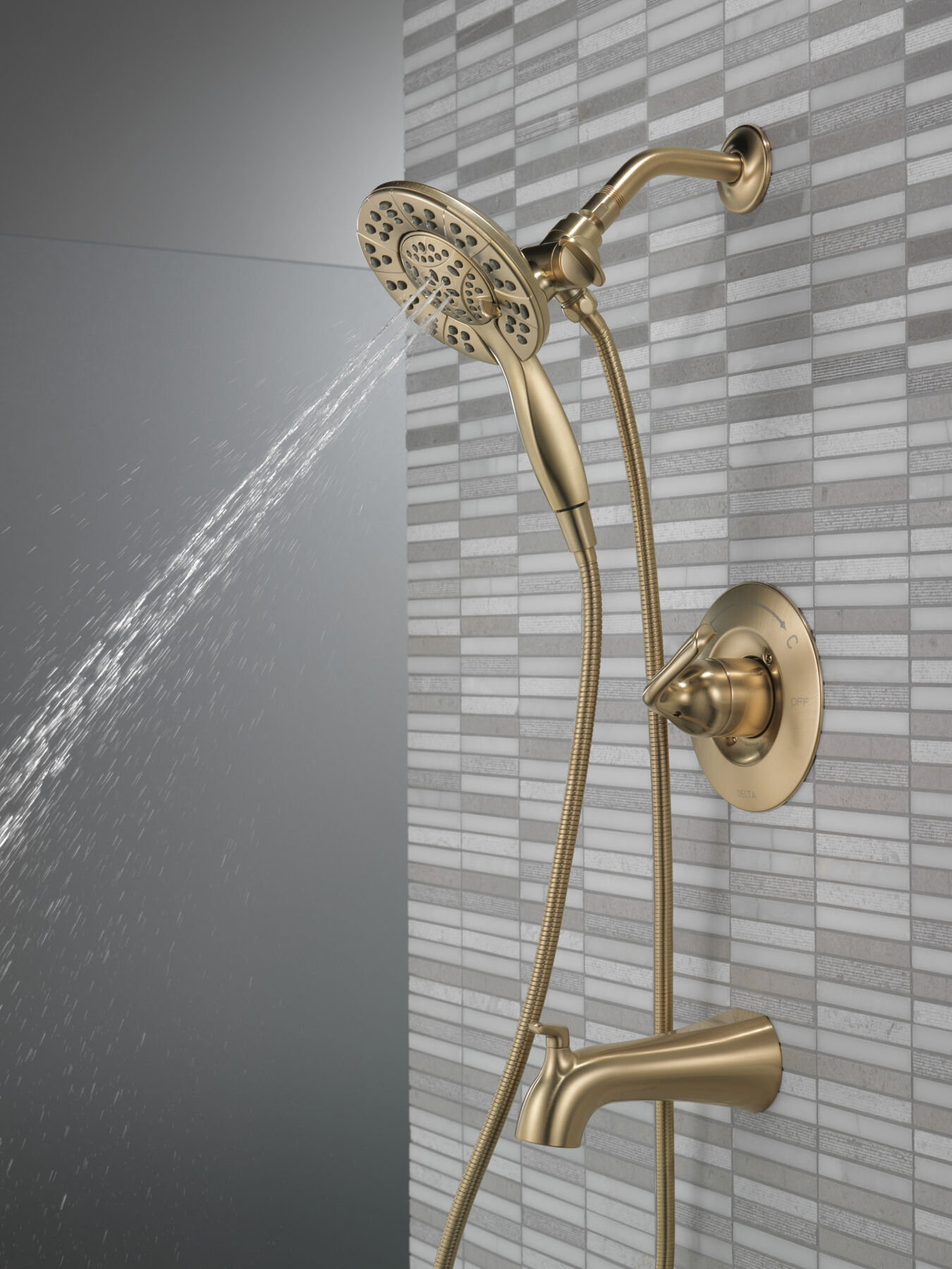 Tub/Shower Rough & Trim 1L 14S (Recertified), image 11