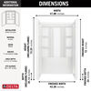 EverEdge Shower Wall 48x34"