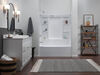 60x32 Alcove Bathtub Bundle with Trim, Drain and Overflow - Left Drain