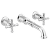 Two Handle Wall Mount Bathroom Faucet Trim - Less Handles