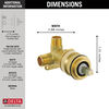Rough-In Wall-Mount Bathroom Faucet 1H (Recertified)