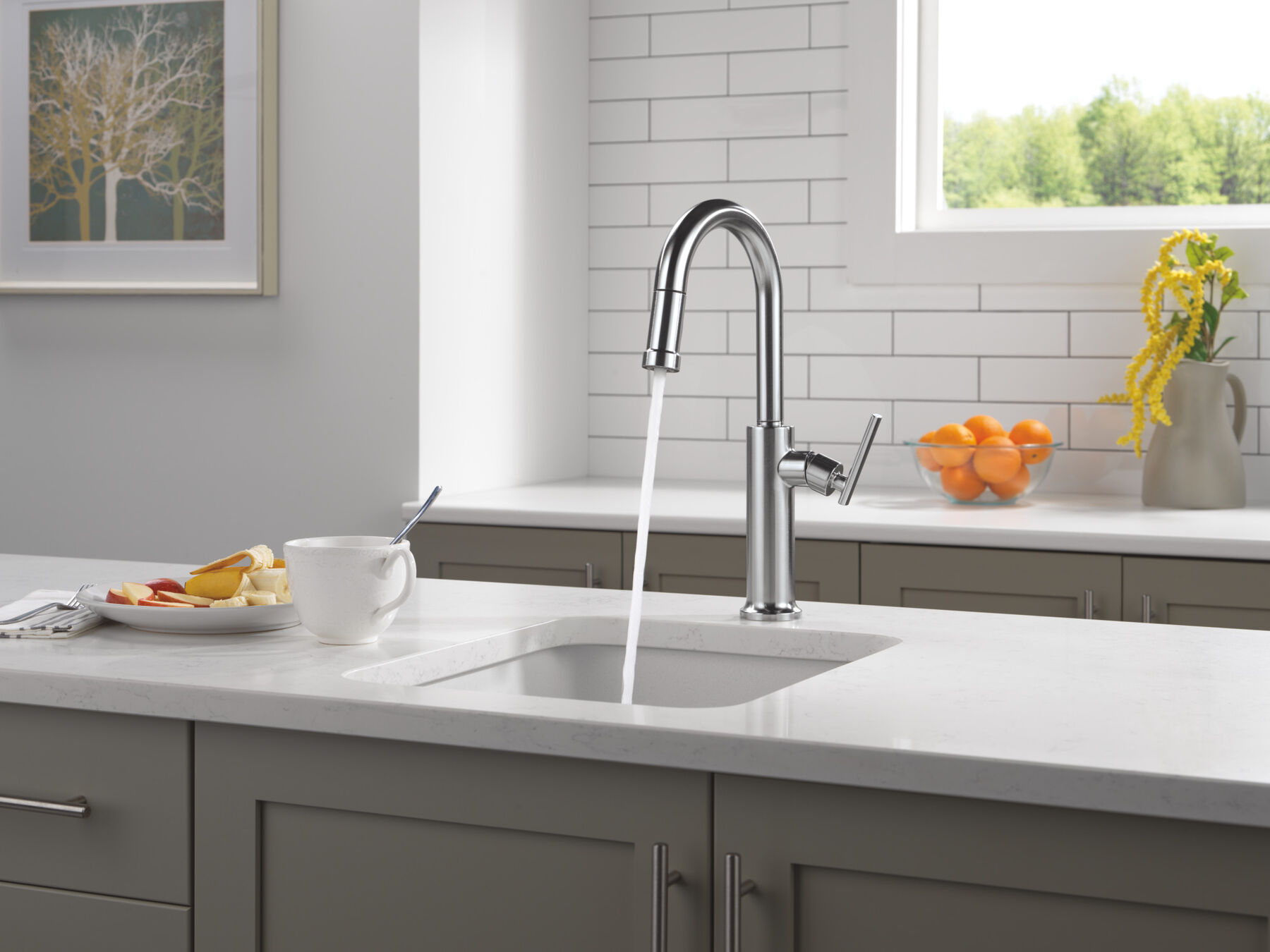 Single Handle Pull-Down Bar / Prep Faucet