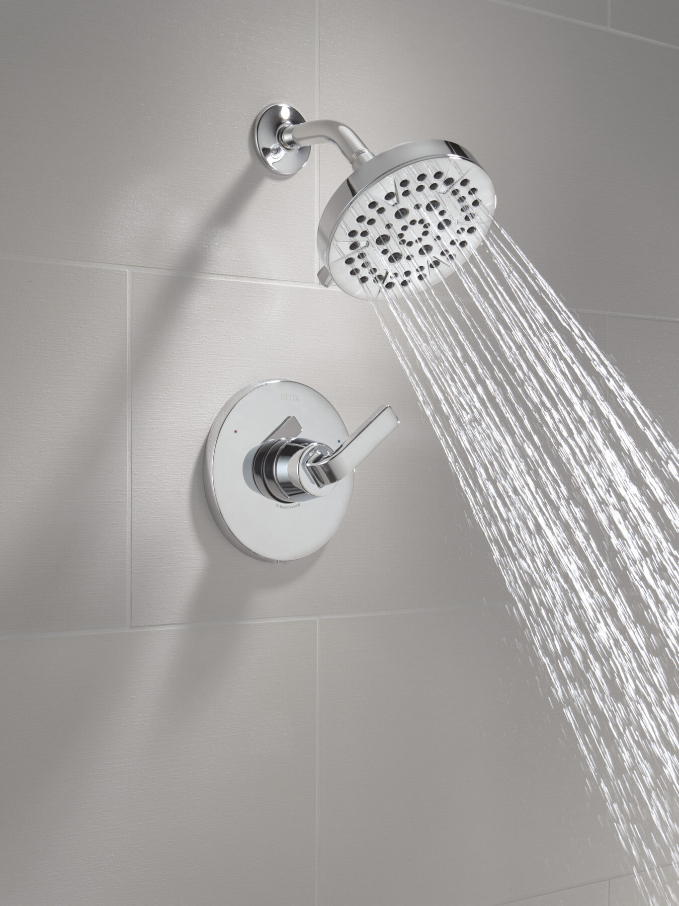 Widespread Lavatory Faucet with 14 Series Shower Trim and Bathroom Accessories Bundle