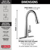 Single Handle Pull-down Kitchen Faucet (Recertified)