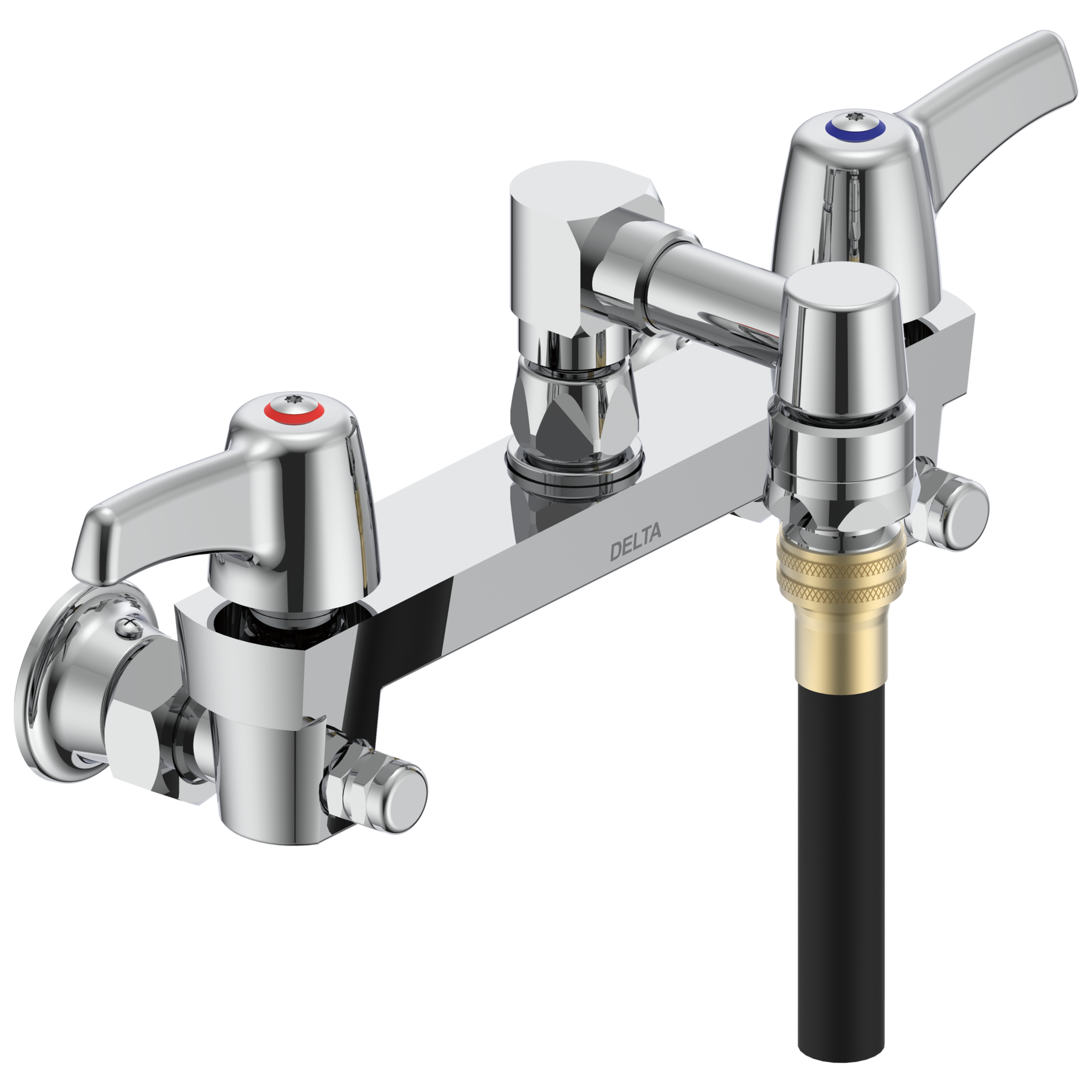Two Handle 8 In Wallmount Service Sink Faucet
