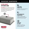 25&rdquo; Drop-In Top Mount&nbsp;16 Gauge Workstation Kitchen Sink Single Bowl&nbsp;with WorkFlow&trade; Ledge and Accessories