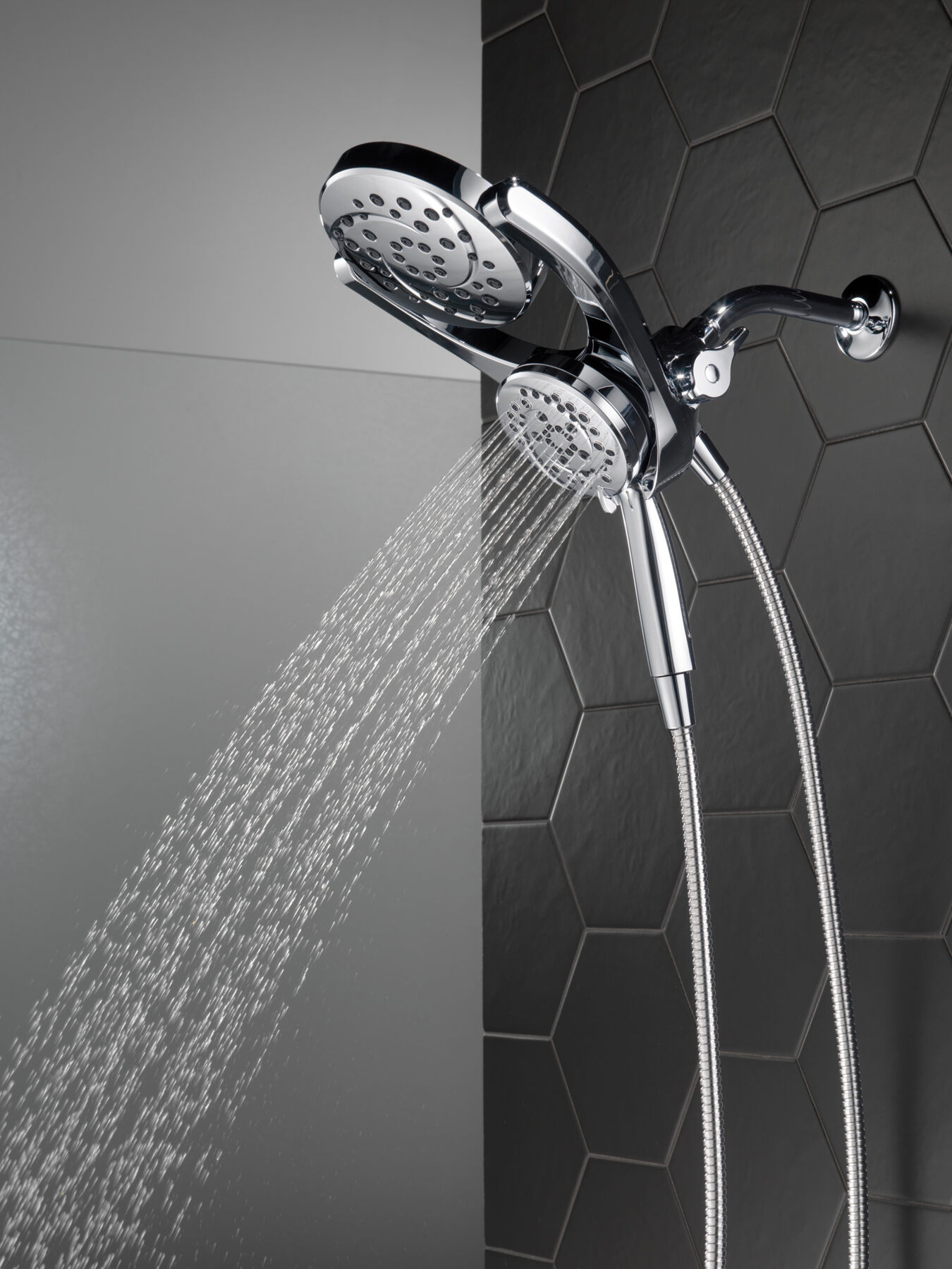 HydroRain® 4-Setting Two-in-One Shower Head (Recertified), image 11
