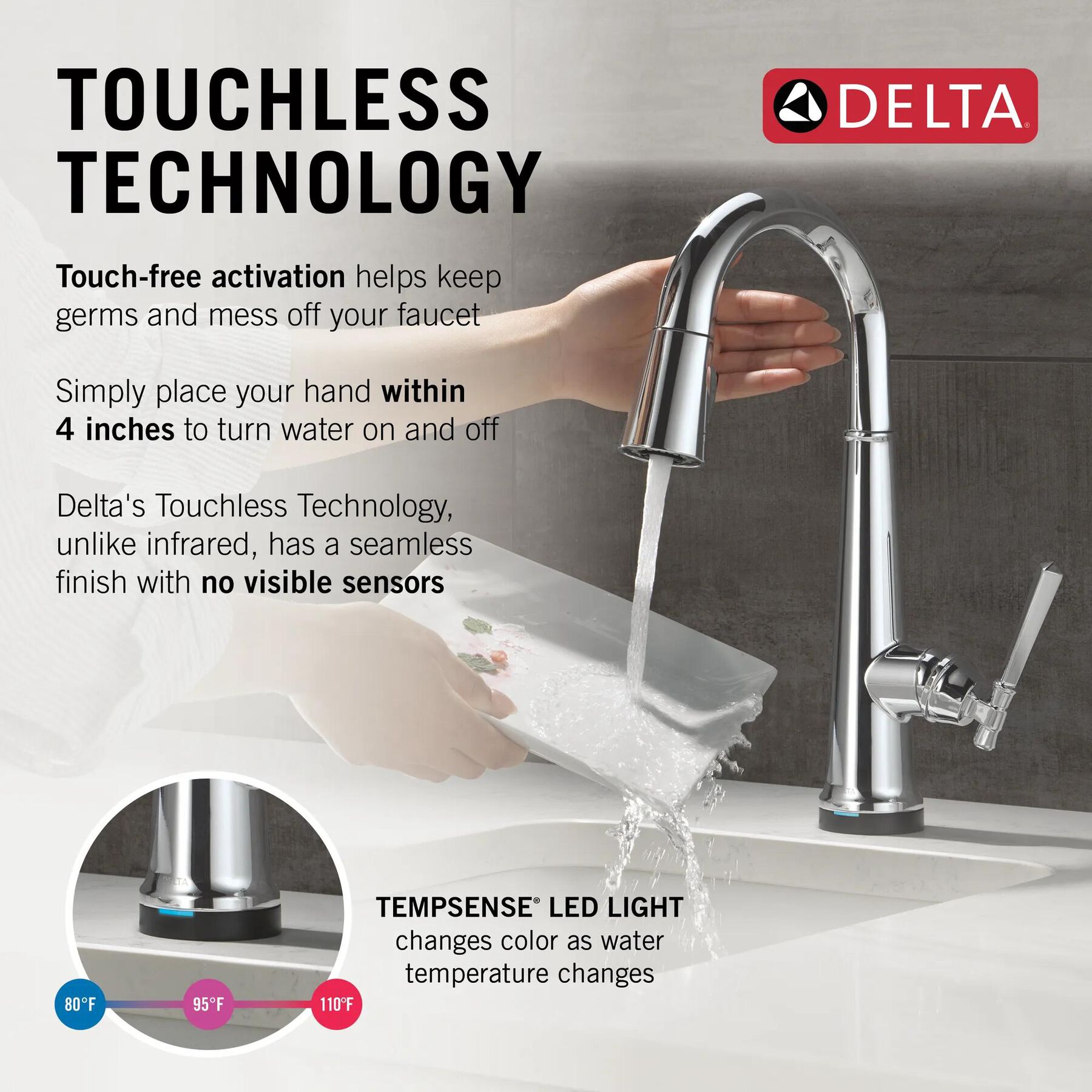 Touch2O&reg; Bar / Prep Faucet with Touchless Technology