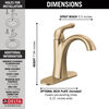 Single-Hole Bathroom Faucet 1L (Recertified)