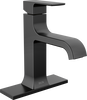 Single Handle Bathroom Faucet Curved Spo (Recertified)