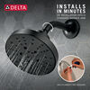 H<sub>2</sub>Okinetic® 5-Setting Contemporary Raincan Shower Head