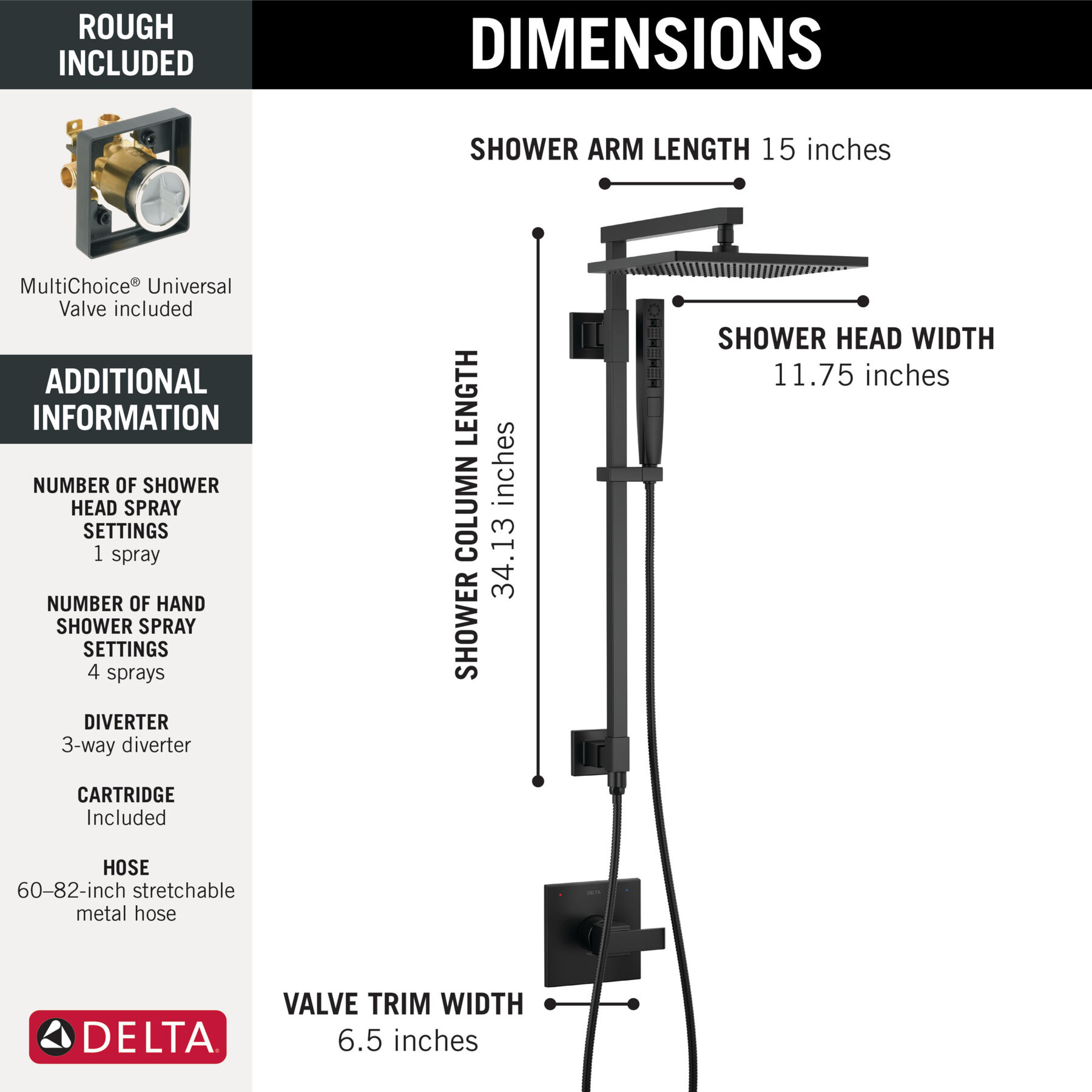 Shower Column Bundle - Angular, image 8