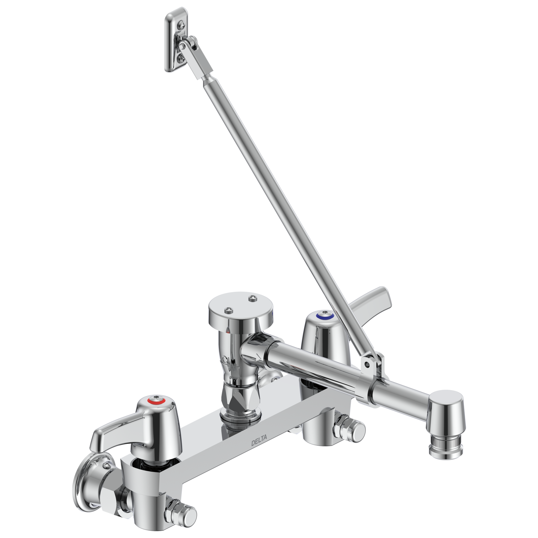 Two Handle 8 In Wallmount Service Sink Faucet