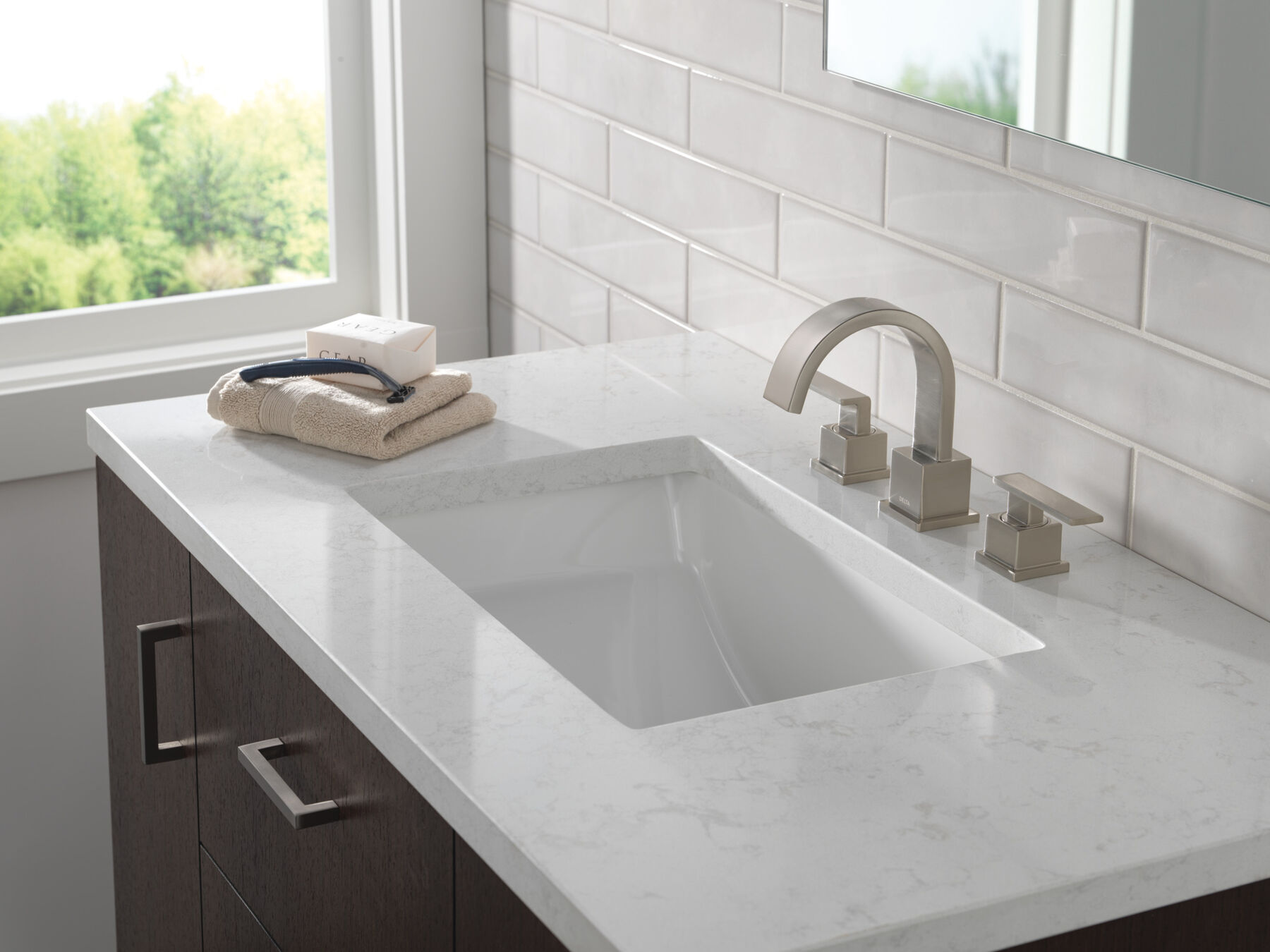 Two Handle Widespread Bathroom Faucet, image 5