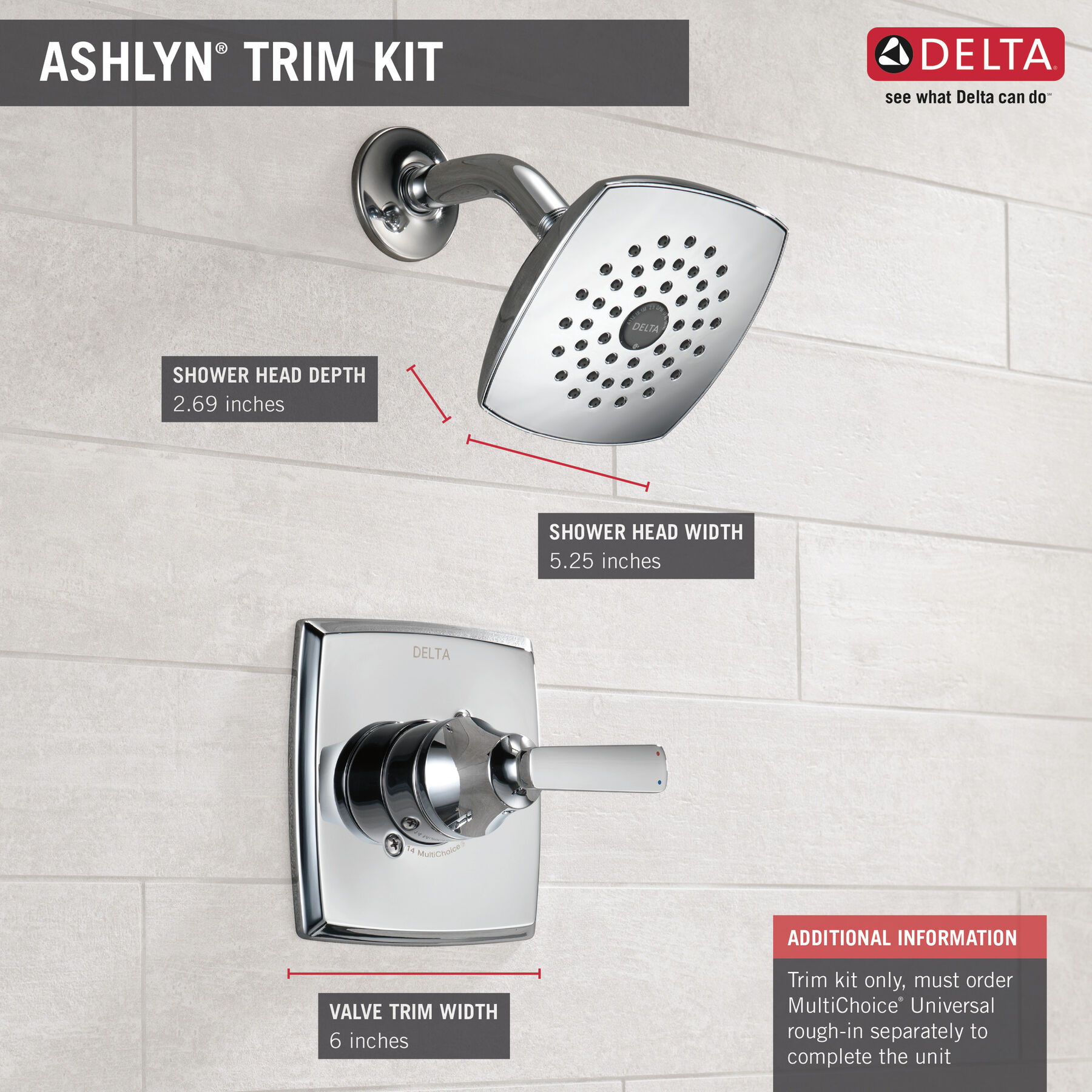 Monitor® 14 Series Shower Trim, image 2