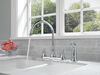 Two Handle Kitchen Faucet with Spray