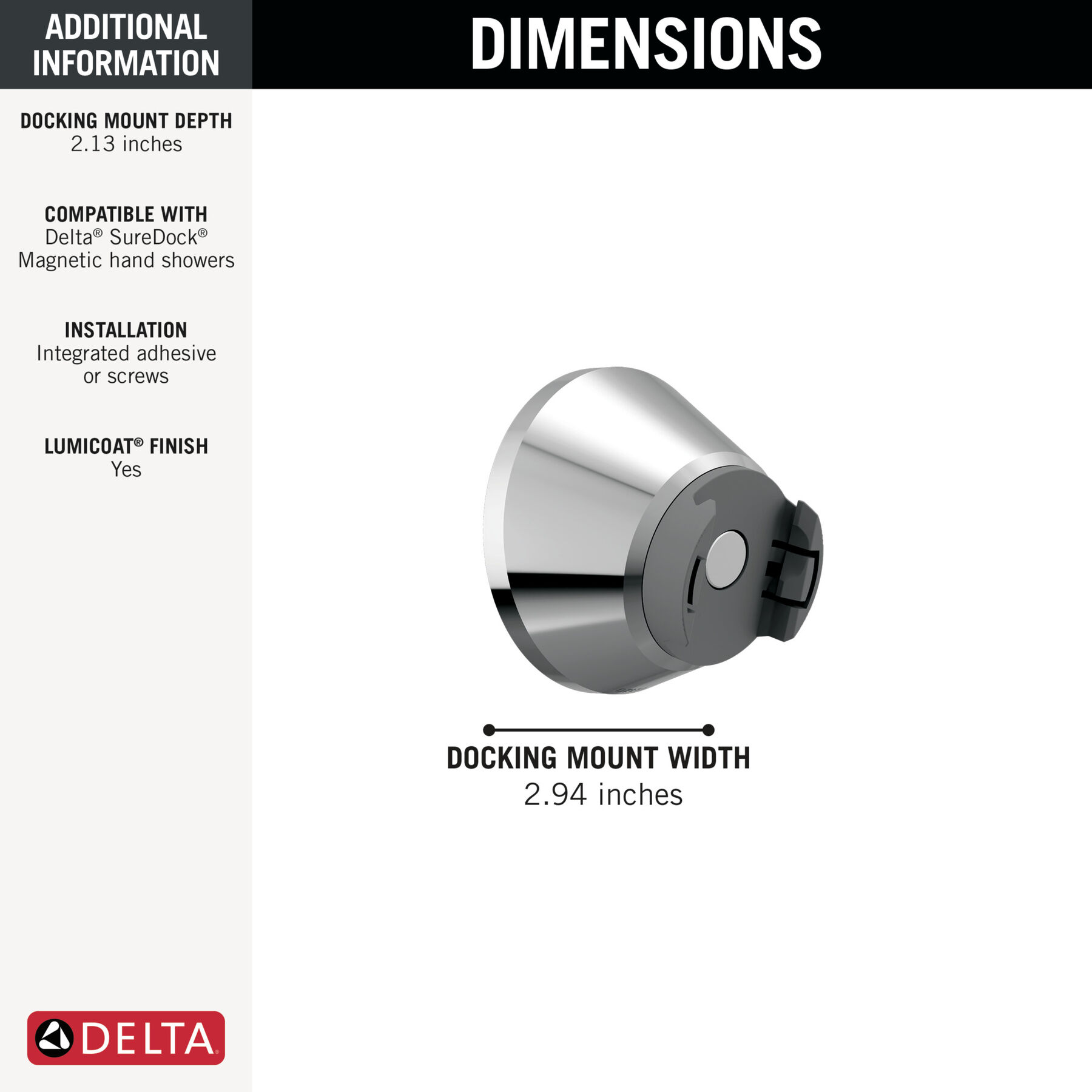 SureDock™ Magnetic Docking Mount, image 2