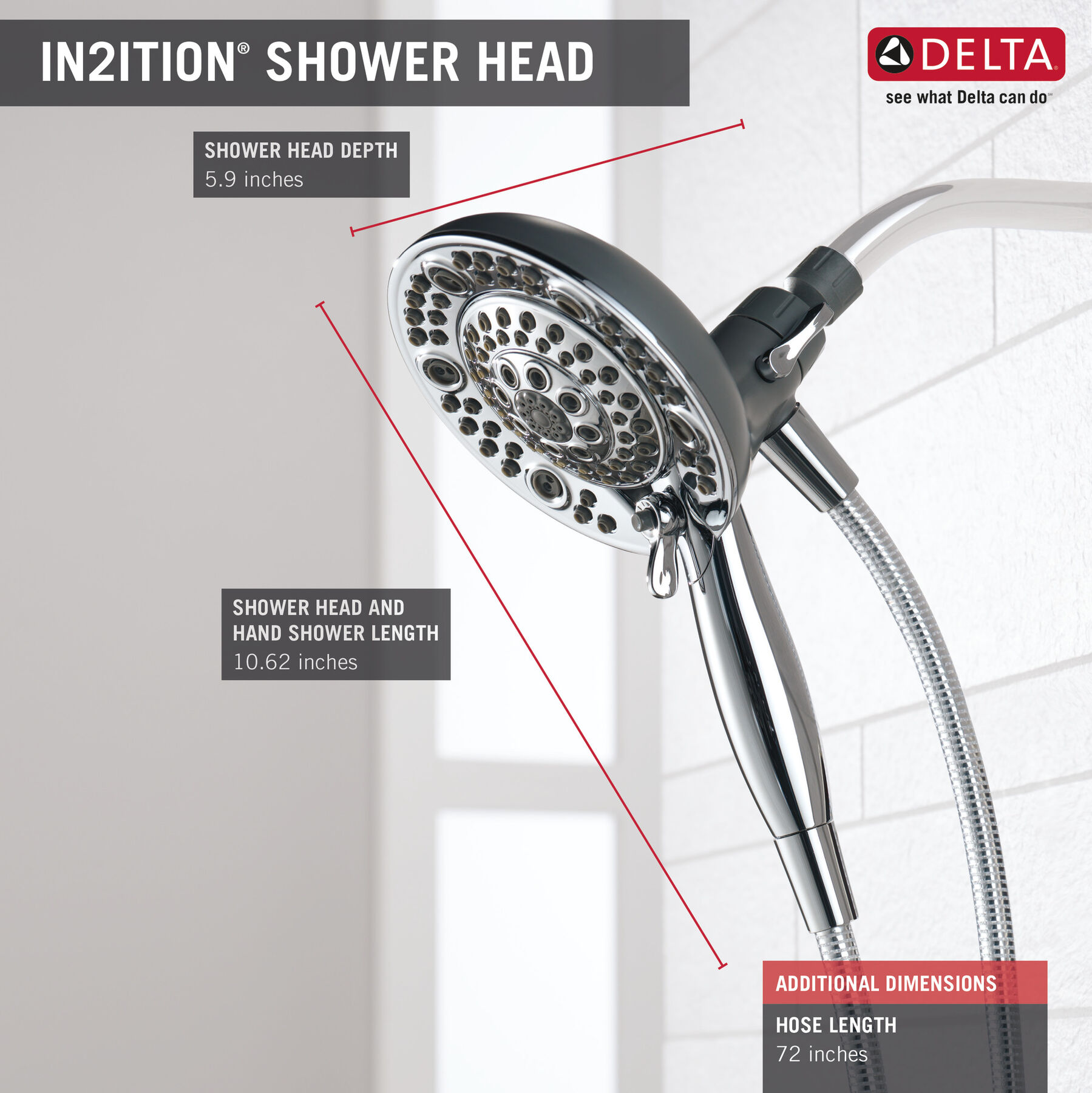 In2ition® Two-in-One Shower, image 4