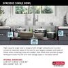 33&rdquo; Stainless Steel Workstation Kitchen Sink Drop-In Undermount Single Bowl with WorkFlow&trade; Ledge and Accessories