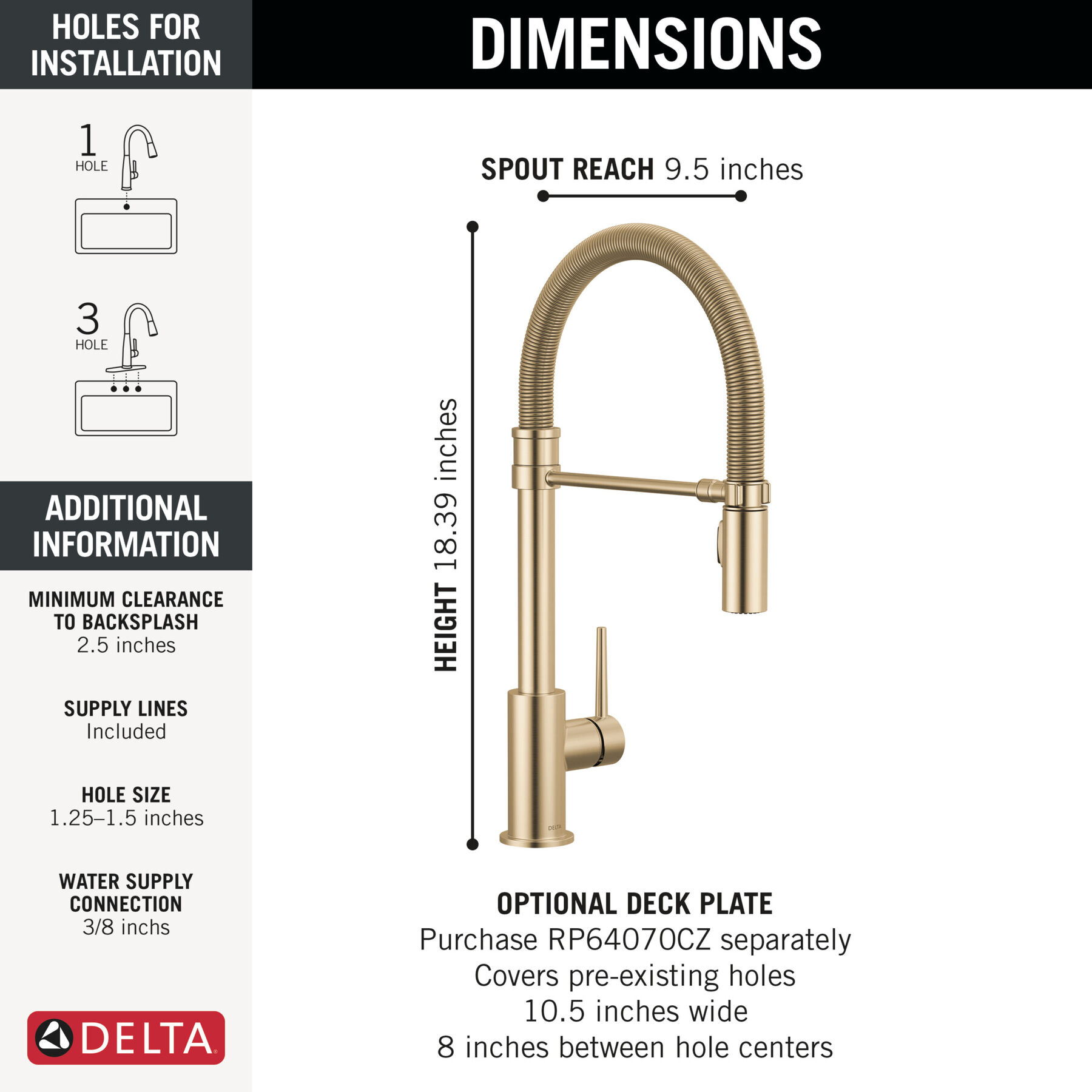 Single-Handle Pull-Down Spring Kitchen Faucet, image 1