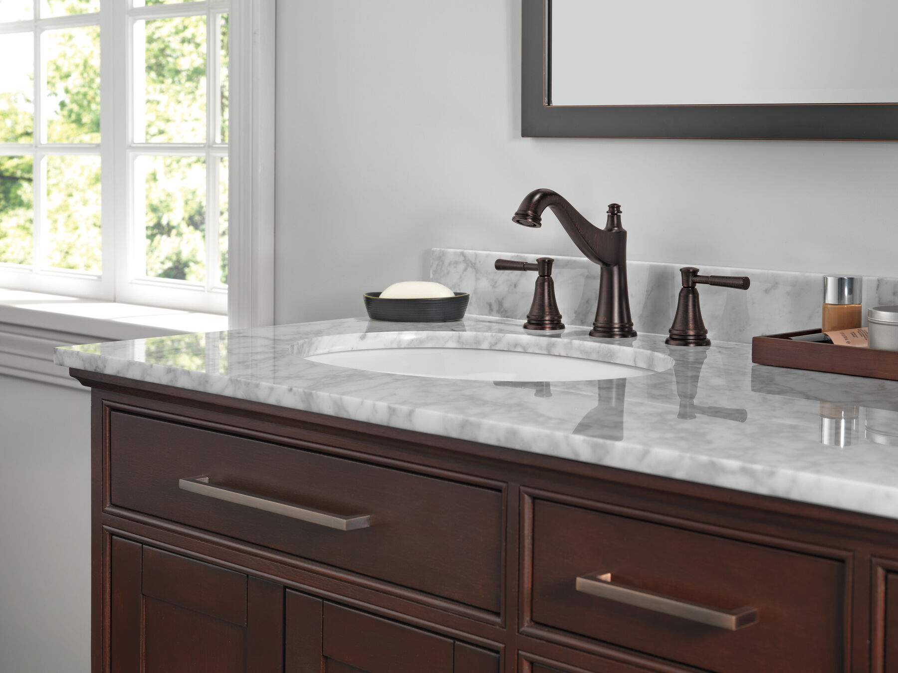 Two Handle Widespread Bathroom Faucet, image 3