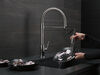 Single-Handle Pull-Down Spring Kitchen Faucet