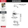 Monitor 14 Series Tub & Shower Trim - Less Head