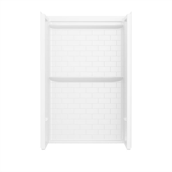 ProCrylic Tile 48 in. x 34 in. Shower Wall
