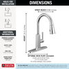Single Handle Pull-Down Kitchen Faucet