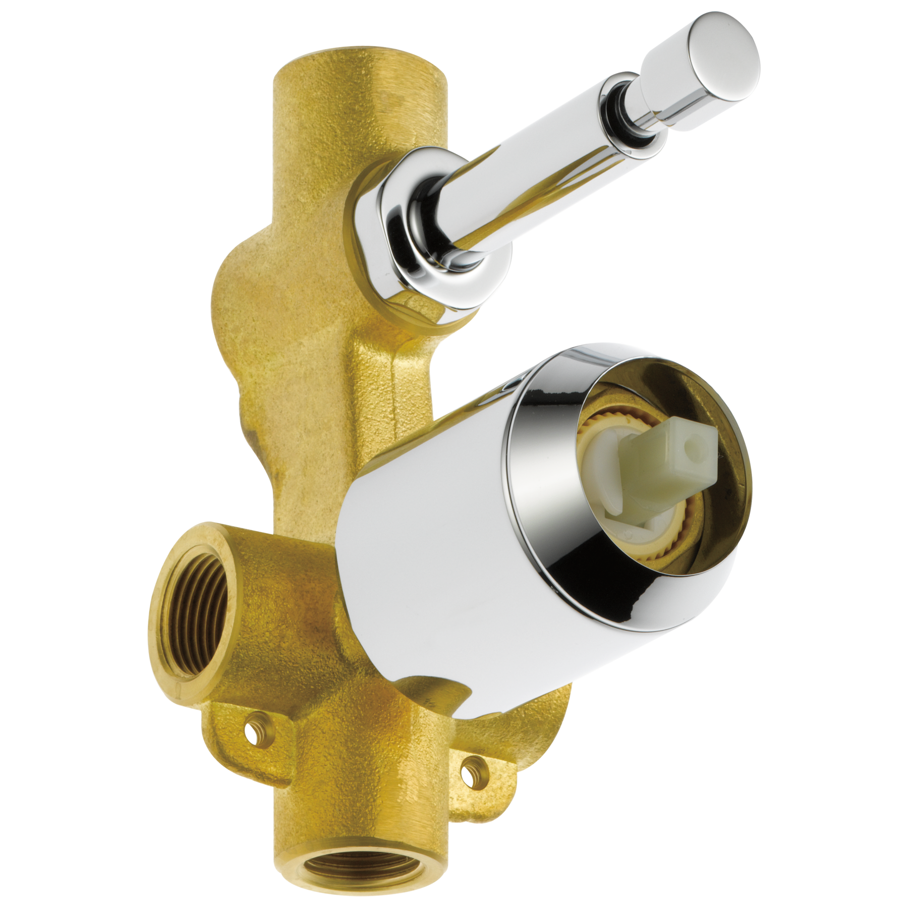 Rough-In with Push Button Diverter
