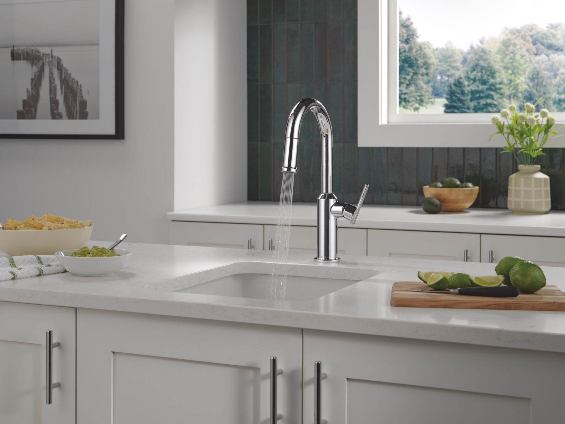 Single Handle Pull-Down Bar/Prep Faucet, image 7