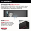 30” Undermount 16 Gauge Workstation Kitchen Sink Single Bowl with WorkFlow™ Ledge and Accessories