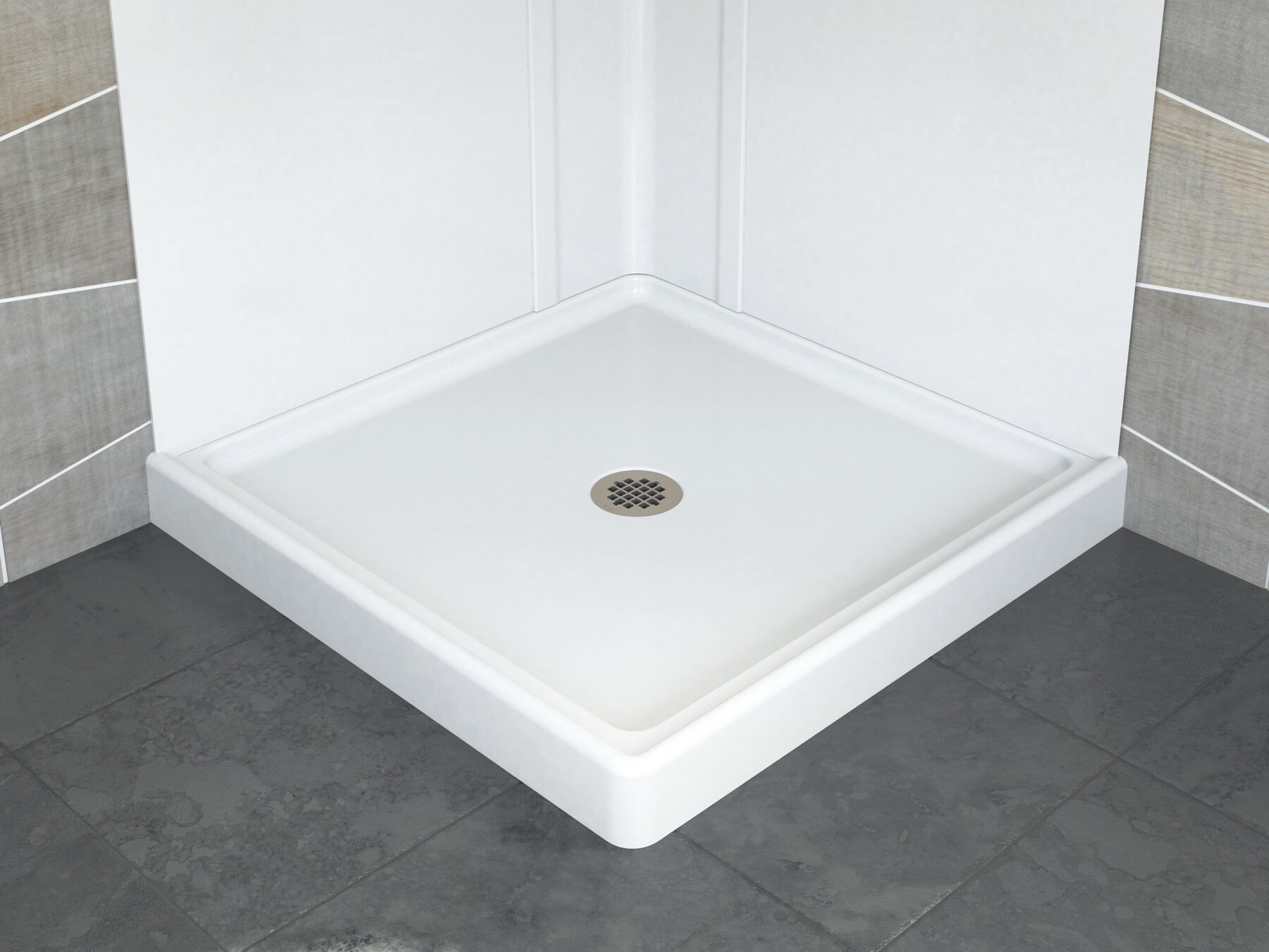 32” x 32” Corner Shower Base, image 9