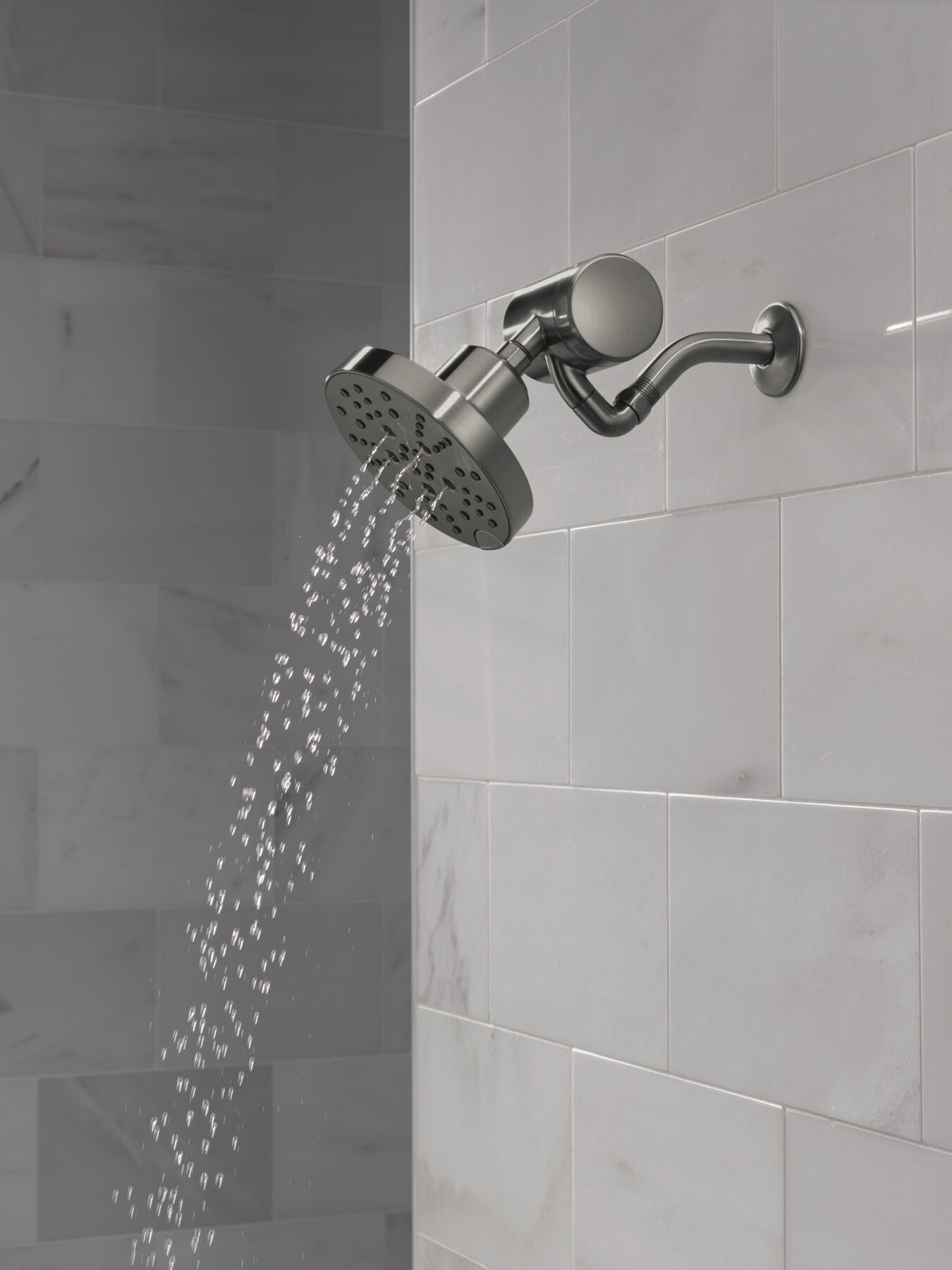 H<sub>2</sub>Okinetic® 5-Setting Contemporary Raincan Shower Head, image 5