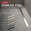 24" Reversible Linear Shower Drain Trim
