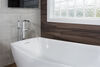 Single Handle Floor Mount Channel Spout Tub Filler Trim with Hand Shower