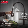 Single-Handle Pull-Down Spring Kitchen Faucet (Recertified)