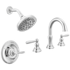 Widespread Lavatory Faucet with 14 Series Shower Trim Bundle