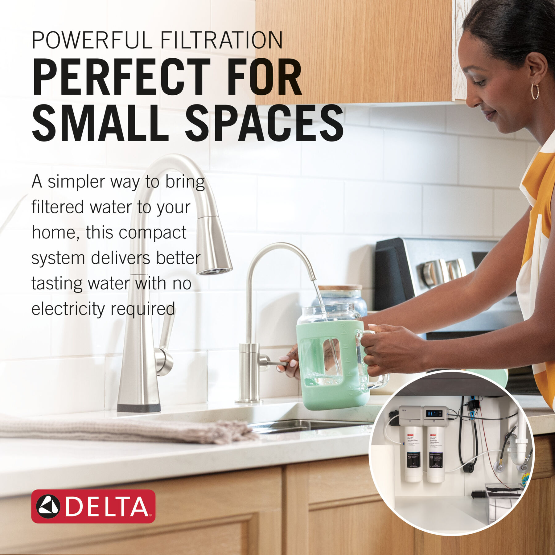 2-Stage Water Filtration System with Beverage Faucet Bundle, image 13